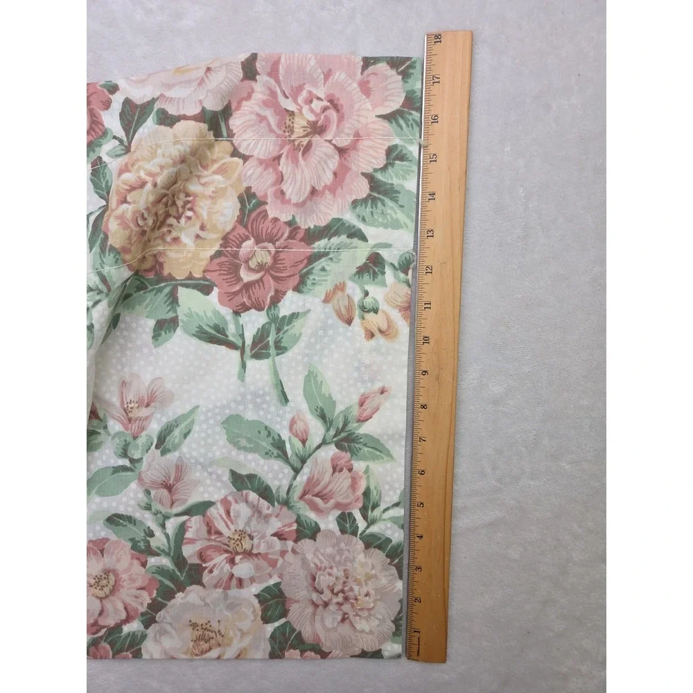 Vintage 80 90s Cottagecore Grandmillennial Floral Valances Dots Romantic Set